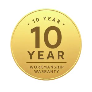 10-Year Workmanship Warranty
